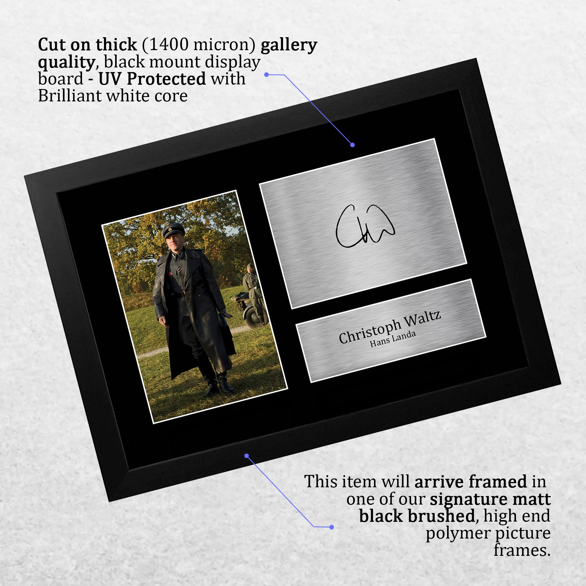 Amazon.co.jp: HWC Trading FR A4 クリストフ・ワルツ イングロリアス